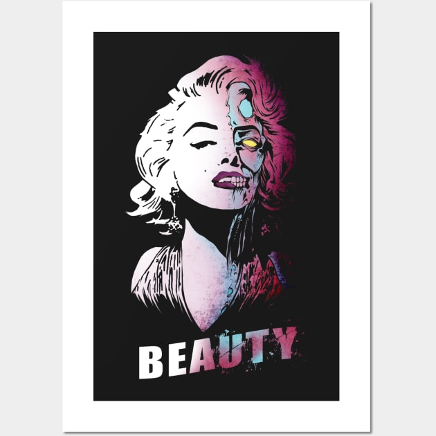 Marilyn Monroe: Beautiful Dead Chick Wall Art by willblackb4